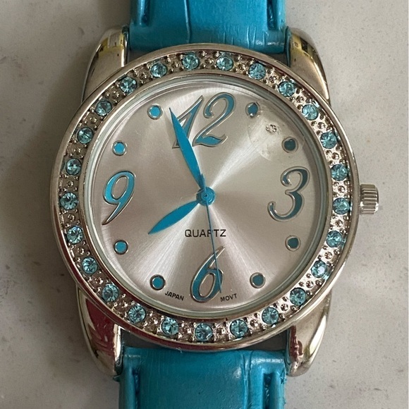 Avon Accessories - Avon Large Face Turquoise Watch